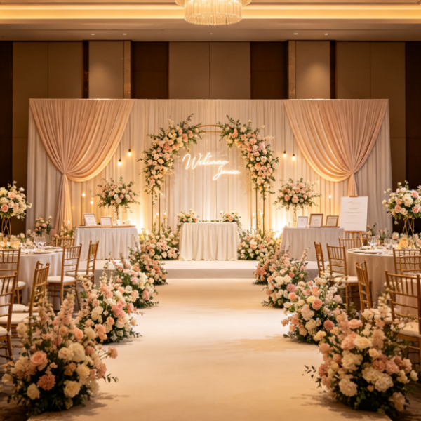 On-Site Basic Wedding Venue Setup